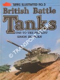 Book cover of British Battle Tanks 1945 to the present by DUNSTAN, Simon